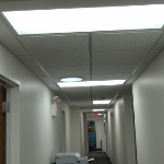 Armstrong #755 suspended Ceiling tile in Corridor